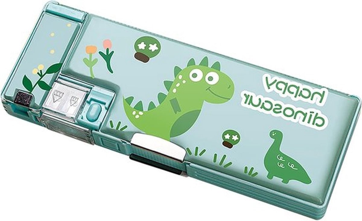 Multifunctionele Pennenzak met Grote Capaciteit, Dubbelzijdig Ontwerp voor Schoolbenodigdheden en Kinderen