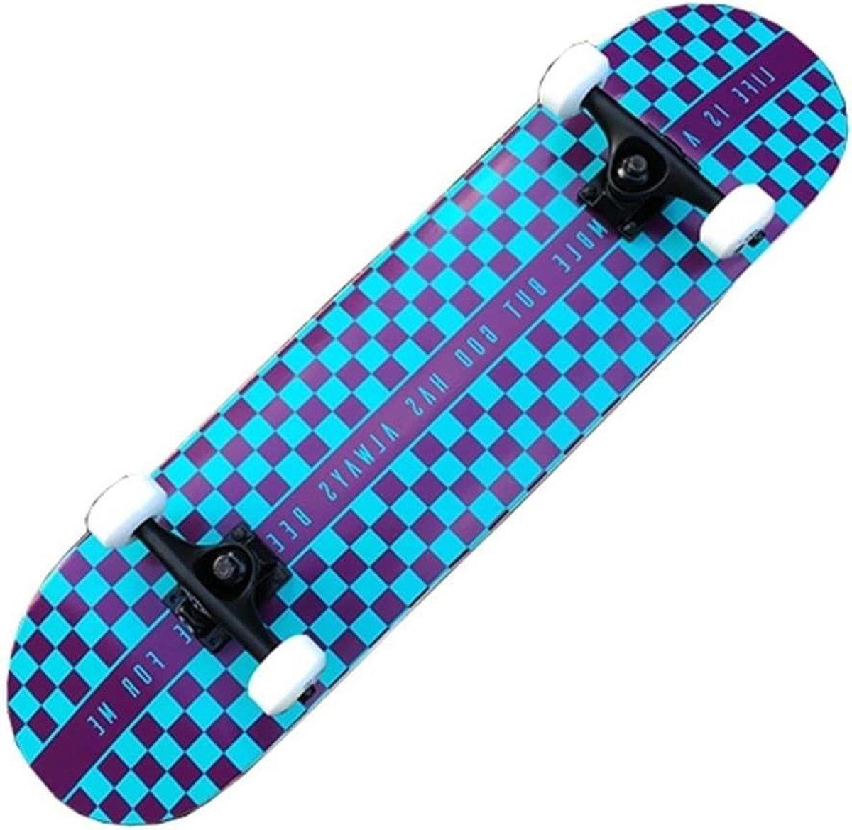 Cruiser Skateboard Skateboard Set Straatrijden 7-laags Esdoorn 80x20x12.5 cm Patroon #1