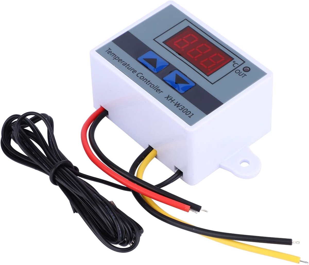 SnelShoppen - Digitale Temperatuurcontroller, DC 12V 120W Thermostaat Schakelaar met Waterdichte Sensor Proef, Ideaal voor Verwarming en Koeling