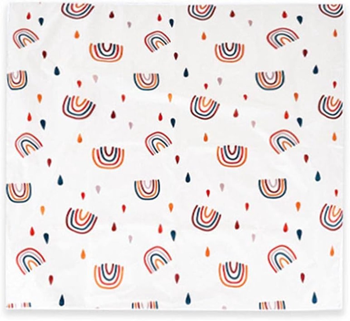 SnelShoppen - Kinderstoel Vloermat 110 x 110 cm, Waterdicht, Antislip, Baby Eettafel Mat, Multifunctionele Kruidmat voor Kinderen