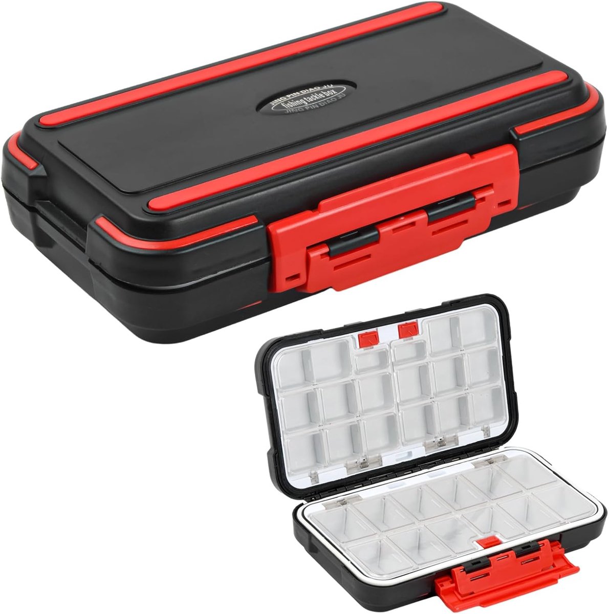 SnelShoppen - Tacklebox Bait Waterproof Visaccessoires Boxen Haken Bait Container 30 Compartimenten Multifunctionele Gereedschapskist Opbergtas Visspu