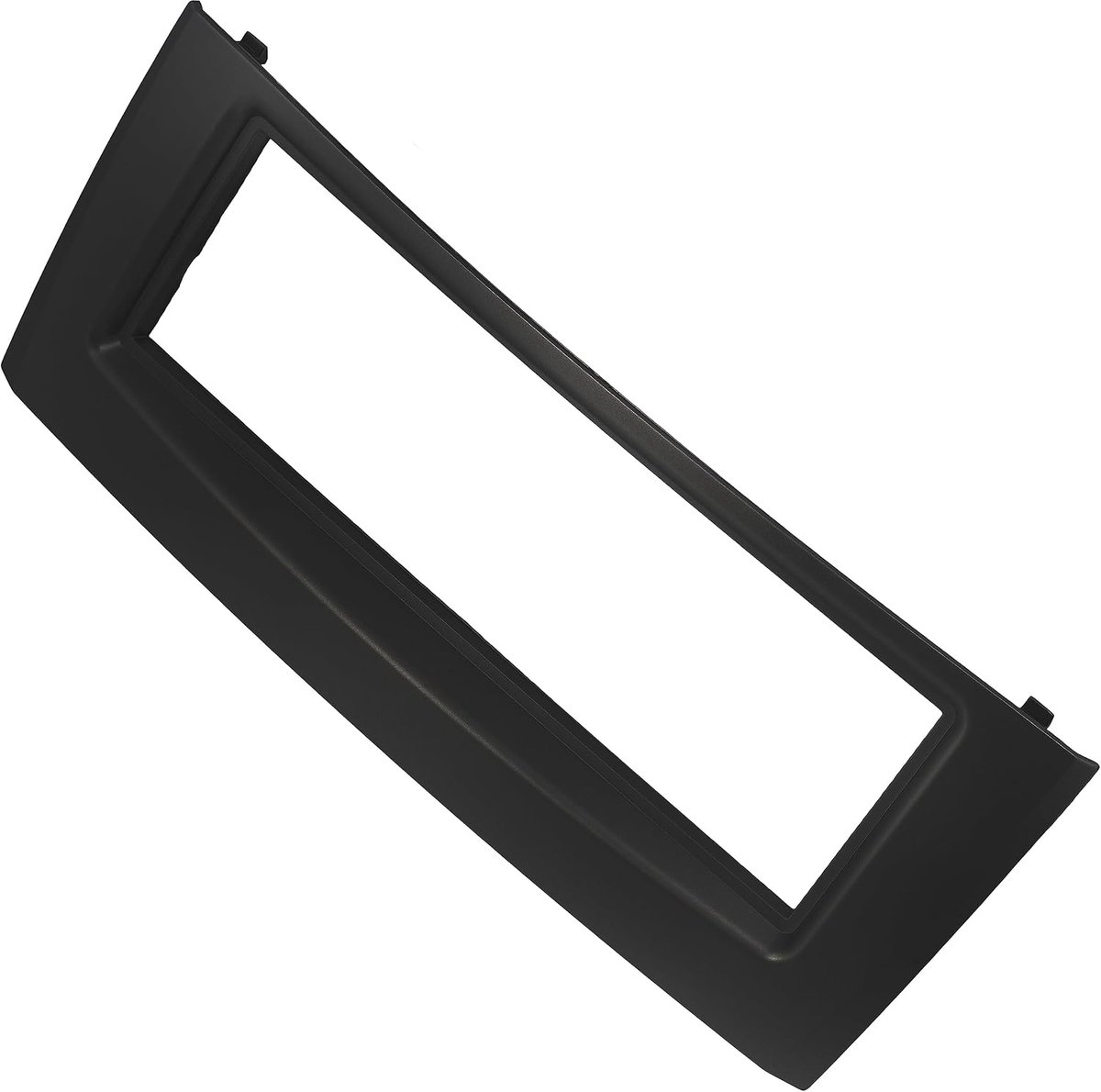 SnelShoppen - 1 DIN Auto Radio Adapter - Frame/Faceplate voor Fiat Grande Punto 2005+, Linea 2007+ - Zwart Plastic - Vervang je Fabrieksradio