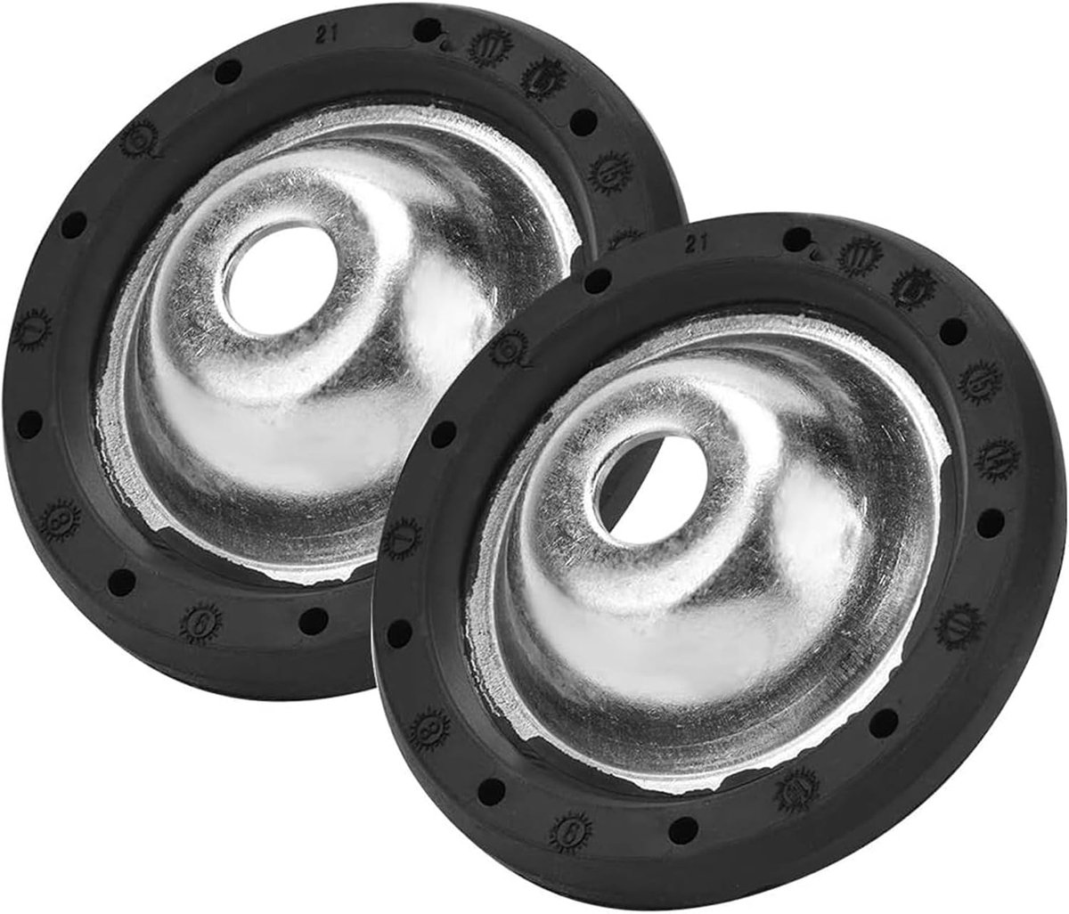 SnelShoppen - 2 Stuks Schokdempers Dempers Bevestigingsplaat 51707691 Geschikt Voor Fiat 500, Hoogwaardige Materiaal, Duurzaam, Eenvoudige Installatie