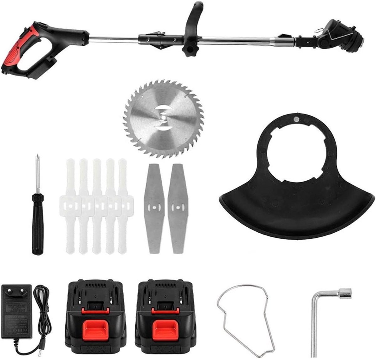 Snaartrimmer Grastrimmer - Kantensnijder Tuinmachine - Gazon Onderhouden - Draadloos Verstelbaar - 21V - Niet gespecificeerd