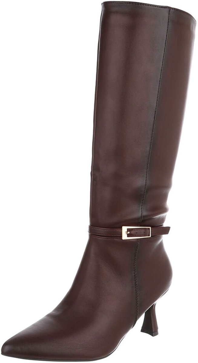 Dames laars - hoge schacht en hak - elegant Mt:39