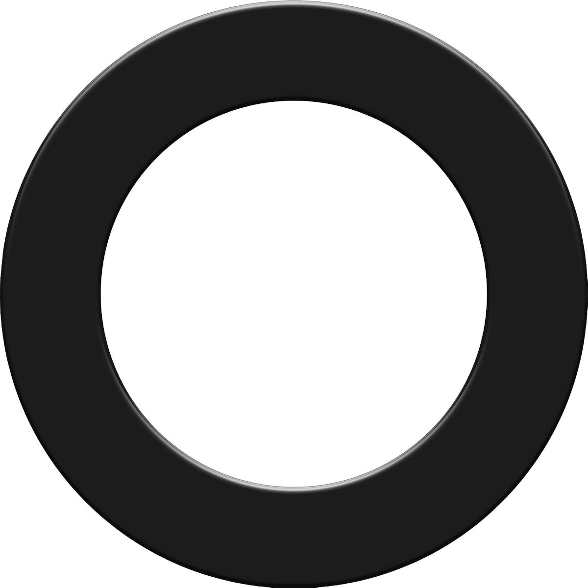 SnelShoppen - KOTO Dartbord Surround - Wandbescherming voor Dartborden - Duurzaam Materiaal - Officiële Maat 45,5 cm - Ideaal voor Feestjes en Thuisge