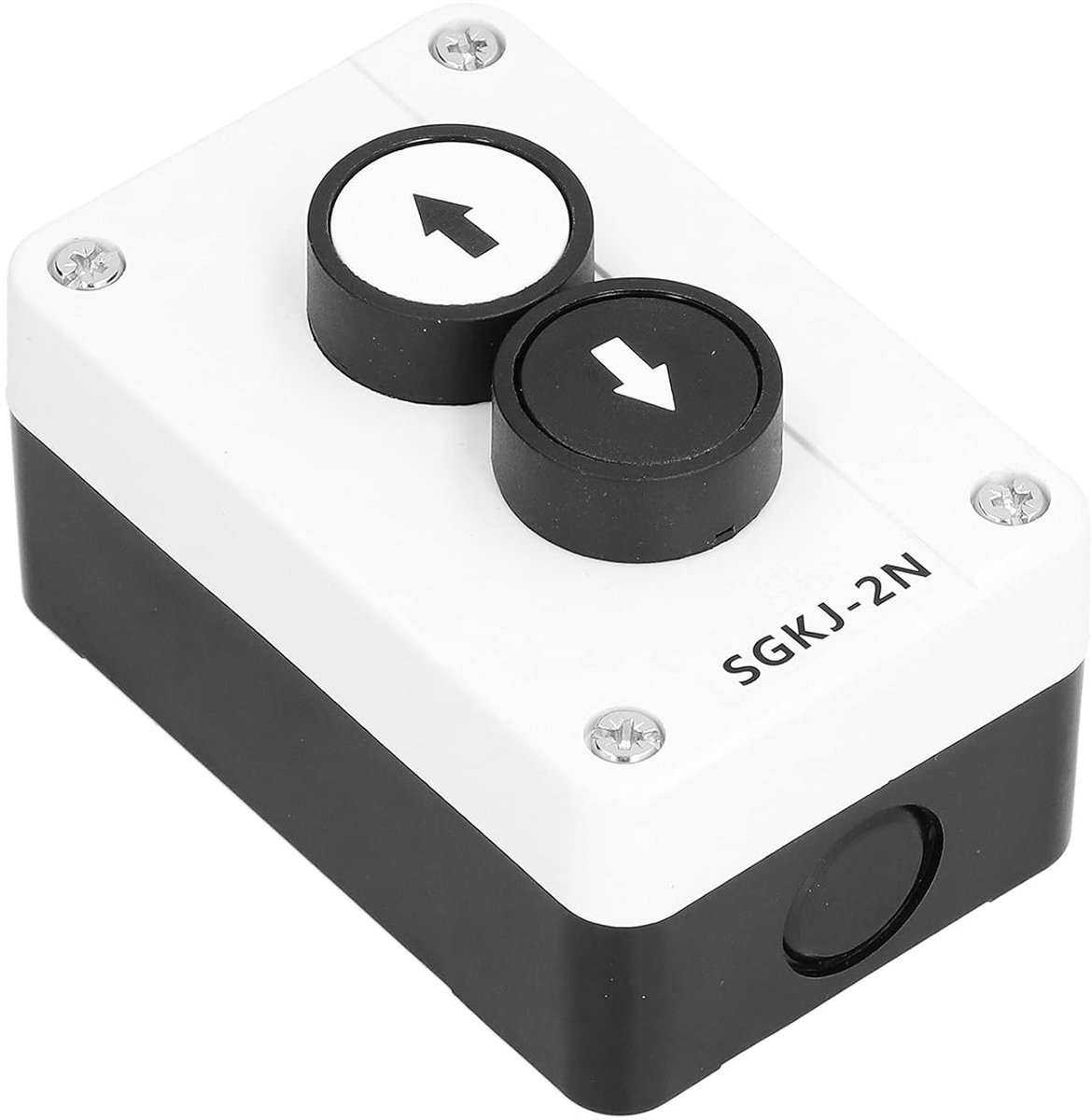 SnelShoppen - Emergency Stop Switch Station Box IP32, Momentary Knop Voor Winch, Rolpoort, Vrachtwagen Achterklep, Inclusief 2, 3 of 4 Sleutels