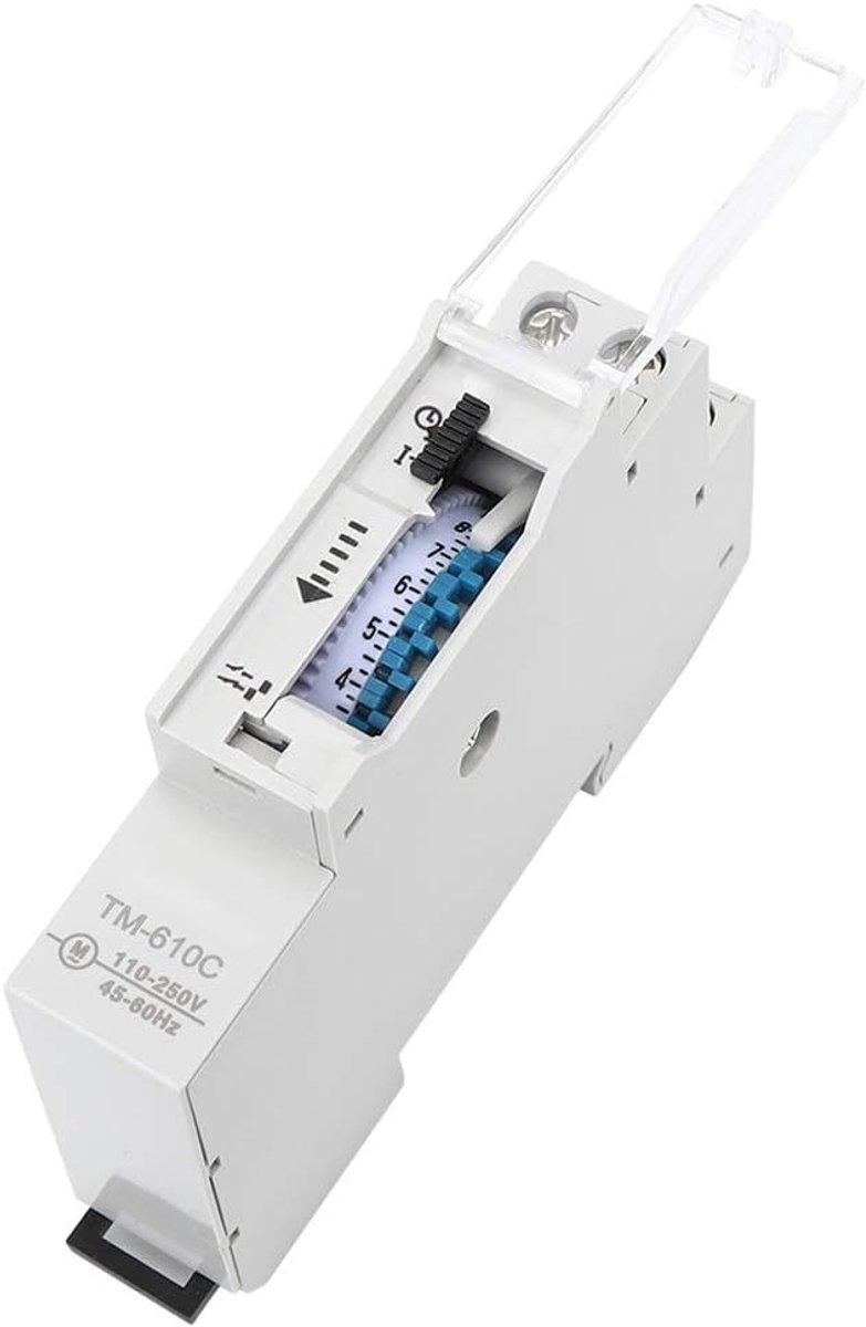 SnelShoppen - TM610C Intelligente Tijdschakelaar, Digitale Timer, Hoogwaardige Nauwkeurigheid, 220V, Voor Buitenverlichting en Tuinverlichting
