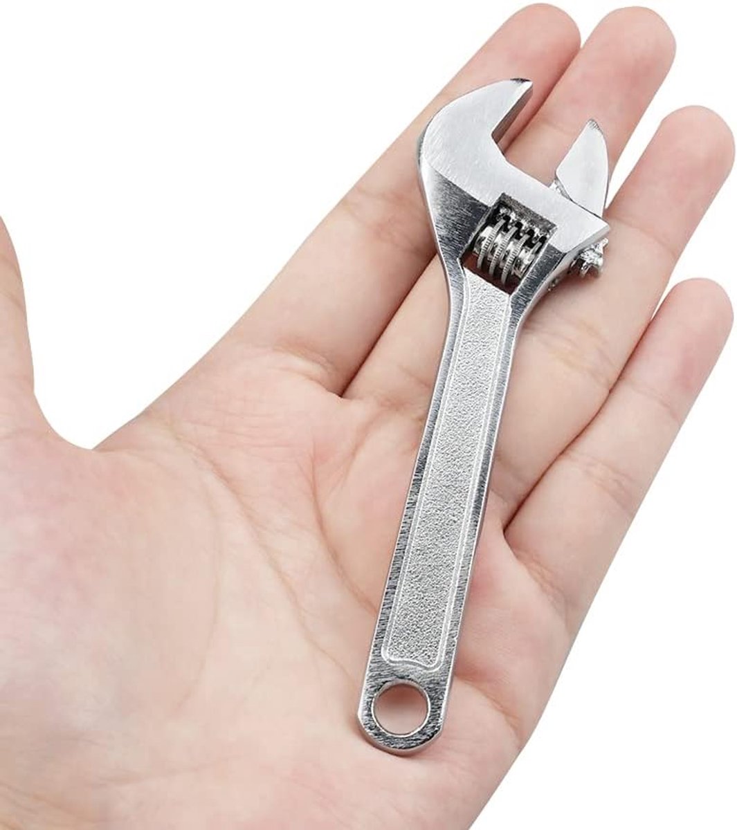 SnelShoppen - Verstelbare Moersleutel 4 Inch Mini Metaal Verstelbare Sleutel voor Onderhoud en Reparatie in de Industrie en Automatische Reparatie (Zi