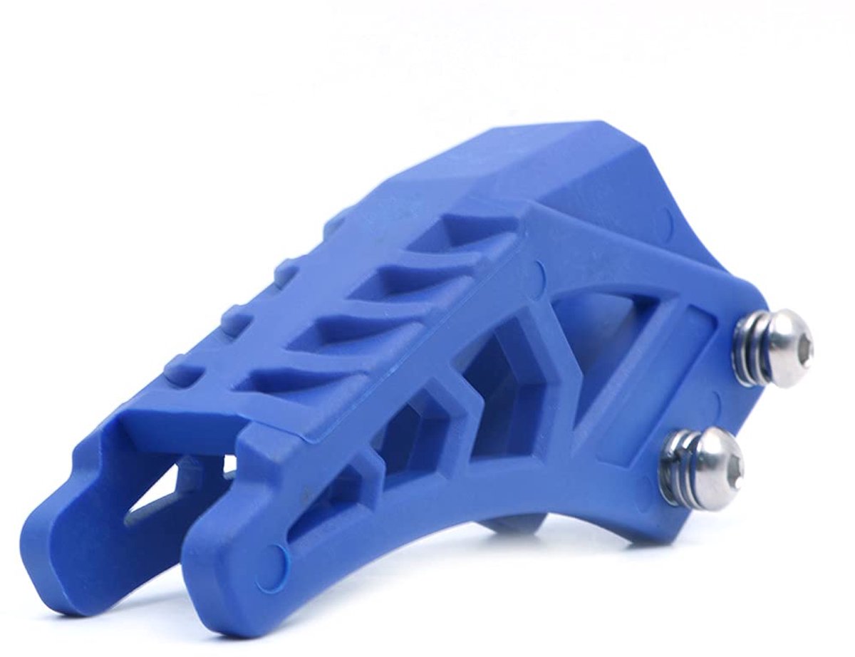SnelShoppen - 420# 428# Kettinggeleider Kettingbeschermer Geschikt Voor CRF 250 R EXC CRF Vervanging Voor Dirt Bike Pit Bike Blauw - Duurzaam Rubber,