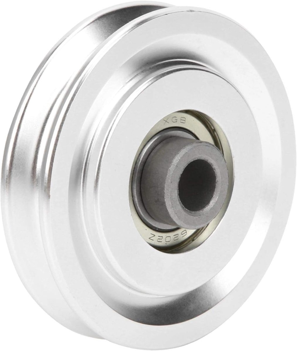 SnelShoppen - Universele Pulley Hardware Accessoire voor Krachttraining - Aluminium Roller 70mm Diameter - Geschikt voor Fitnessapparatuur - Vervangin