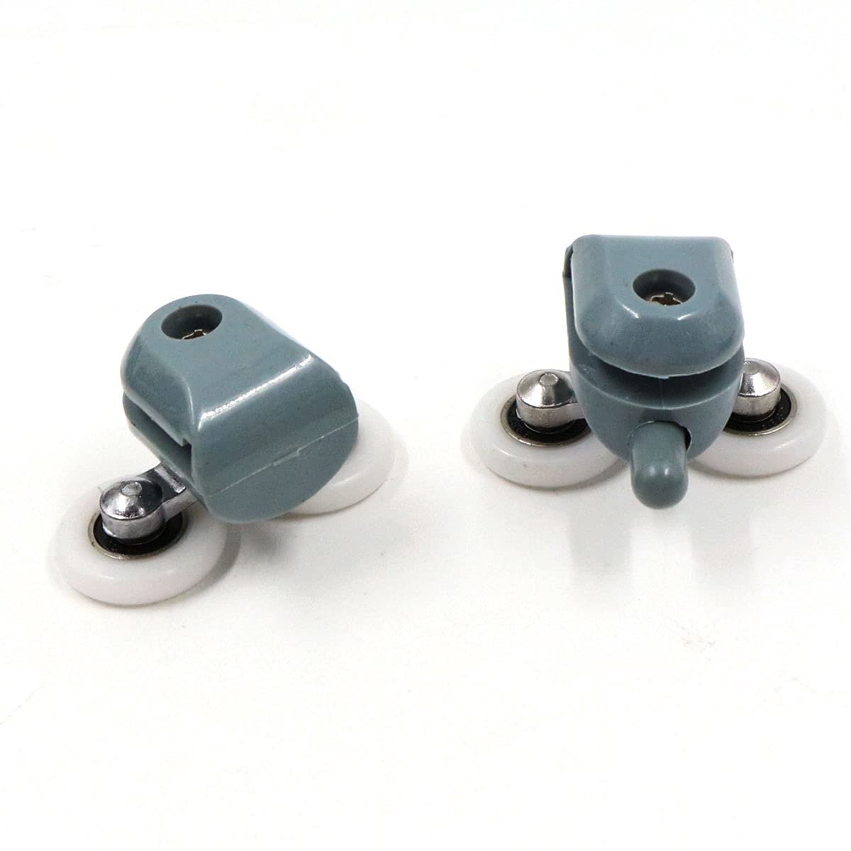 Douchedeur Rollen 25mm - Dubbele Wielen - Duurzaam Materiaal - Voor Glazen Douchedeuren - ShopVlot
