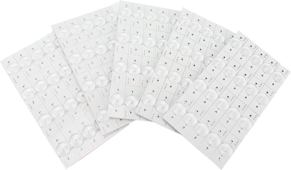 SnelShoppen - 100 Stuks SMD Lampjes met Optische Lensfilter 3V voor LED TV Reparaties, Hoogvermogen Chip, Energiezuinig, DIY Verlichting voor 32 tot 6
