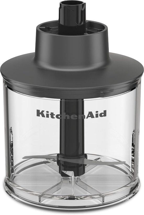 Draadloze Staafmixer - Keukenmachine Accessoires - Maaltijden Bereiden - Afneembare Mixarm - 1 Liter Pot - Mat Zwart — afbeelding 4