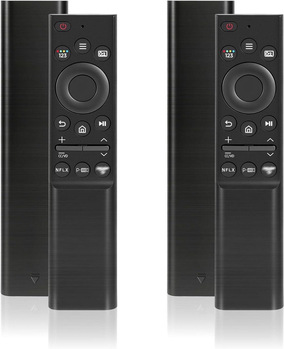 Universele Afstandsbediening voor Smart TV's - Vervangende Afstandsbediening voor QLED, UHD en 4K TV's - Set van 2 voor Optimale Gebruikservaring