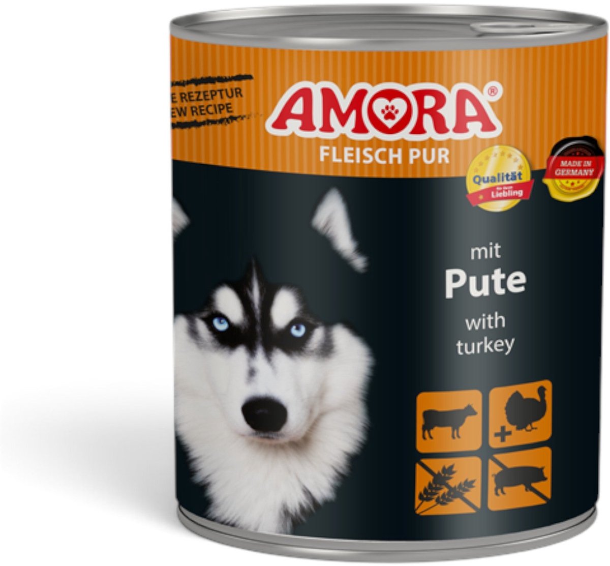 Amora AMORA Hondenvoer 6x800g - Kalkoen