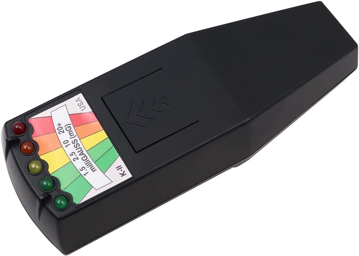 SnelShoppen - Draagbare K2 EMF Magnetisch Veld Anti Straling Tester Detector - EMF Magnetisch Veld Monitor met LED Display - Compact en Gebruiksvriend