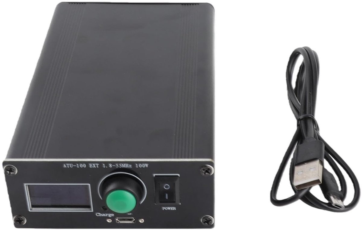 Antenne Tuner ATU-100 1.8-50MHz - Compacte behuizing - Eenvoudig in gebruik - Geschikt voor radiozenders - ShopVlot