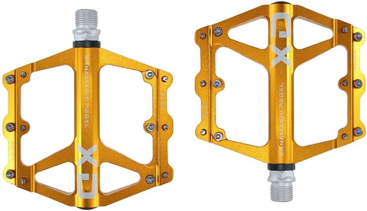 SnelShoppen - Lichtgewicht Aluminium Anti-Slip Pedalen voor Fiets, MTB en BMX met Cr-Mo Staal Spindel, 9/16 Inch, Voor Veilig en Comfortabel Fietsen