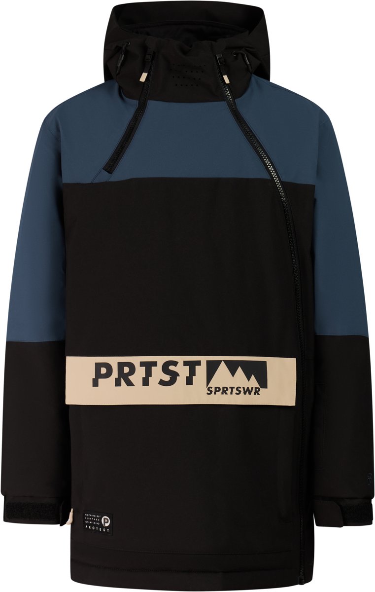 Protest PRTRowan Skijas Jongens Waterkolom 10K Skipasvak Winterjas Marineblauw