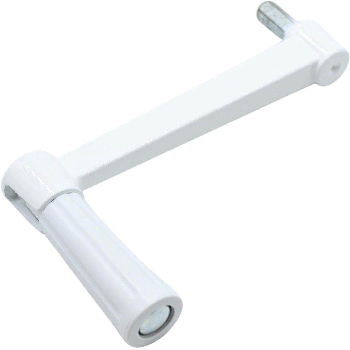 Solidchoice - Rolluikzwengel, Handmatige Zwengel voor Rolluiken, Wit 125 mm