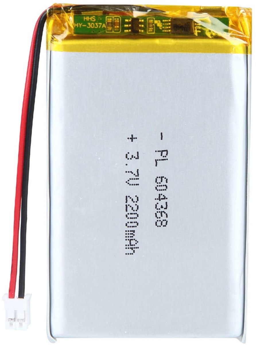 Solidchoice - 3,7 V 2200 mAh Lithium-Polymeer Accu met 2P-PH Aansluiting
