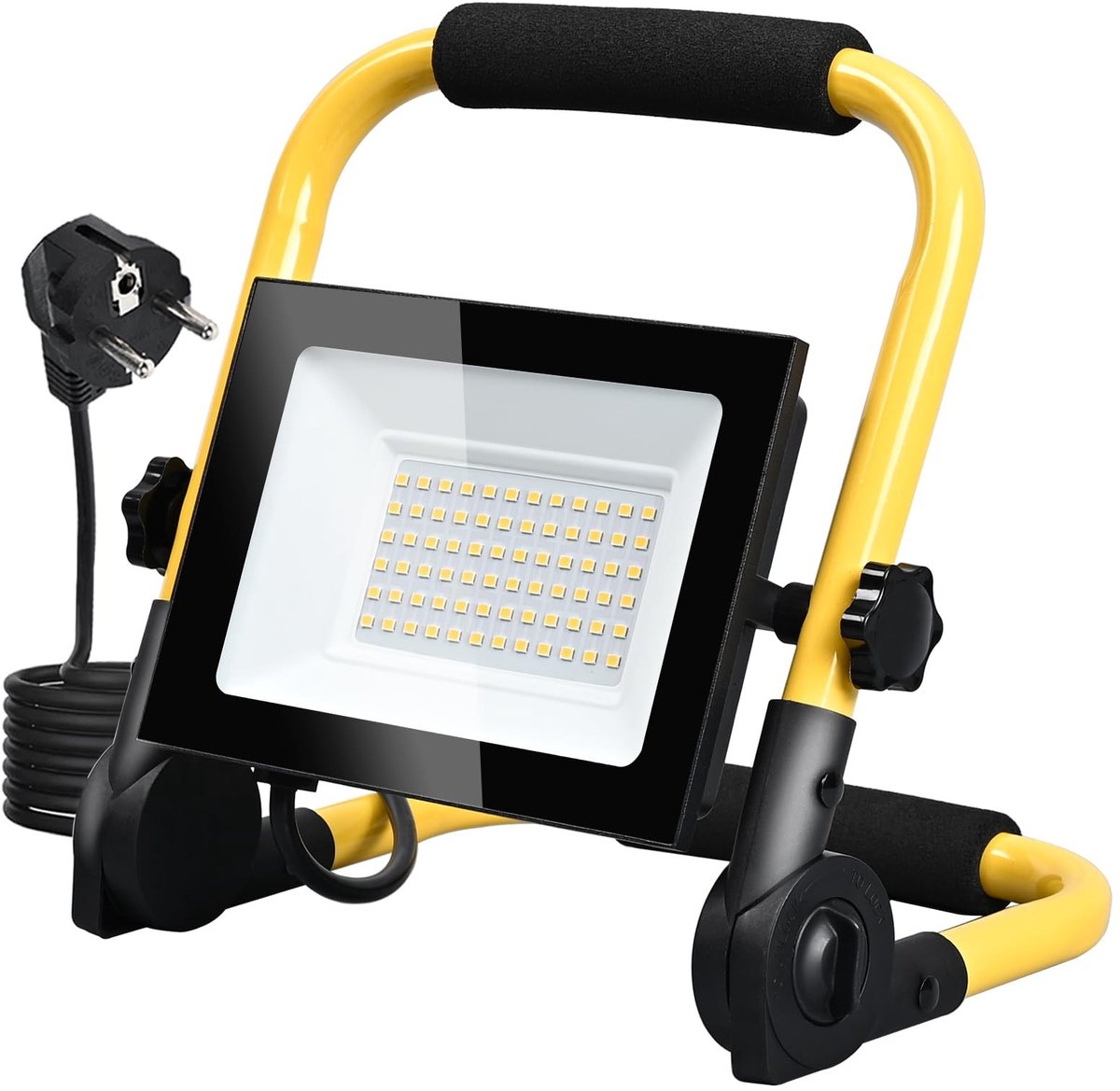 Solidchoice - LED Bouwlamp 50W met Statief en Waterdicht IP66