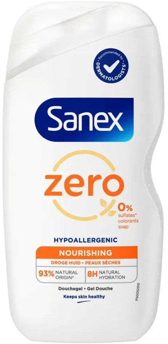 Sanex Zero Nourishing Douchegel - Droge Huid (400 ml)