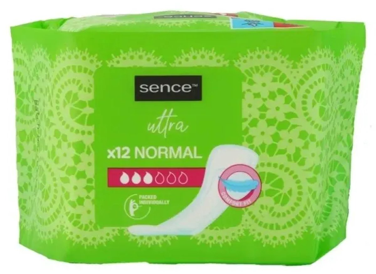 Sence Beauty Ultra Normal Maandverband (12 stuks)