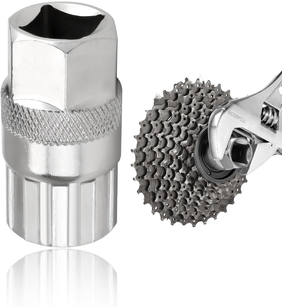 Fietsonderdelen: Cassette Verwijder Tool voor Shimano, Sunrace en Sram - Geschikt voor 6-11 Speed Versnellingssystemen, 20x44mm, Duurzaam en Efficiënt