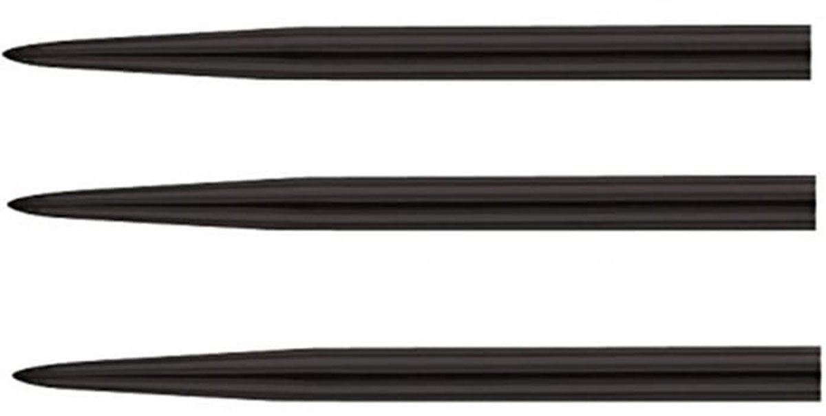 Solidchoice - Dartpunten Vervangingen 30 mm Zwart Gecoat 15 Stuks