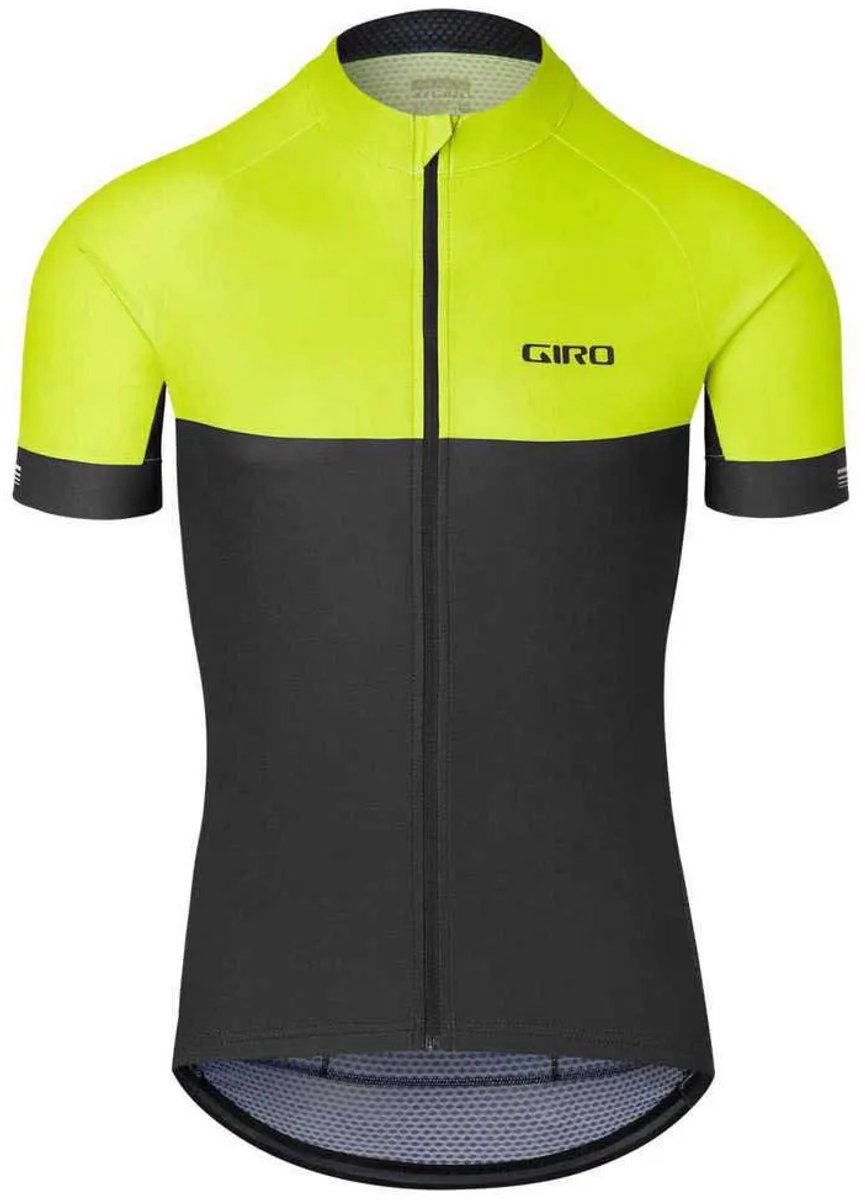 Giro Chrono Korte Mouw Wielertrui Groen,Zwart XL Man
