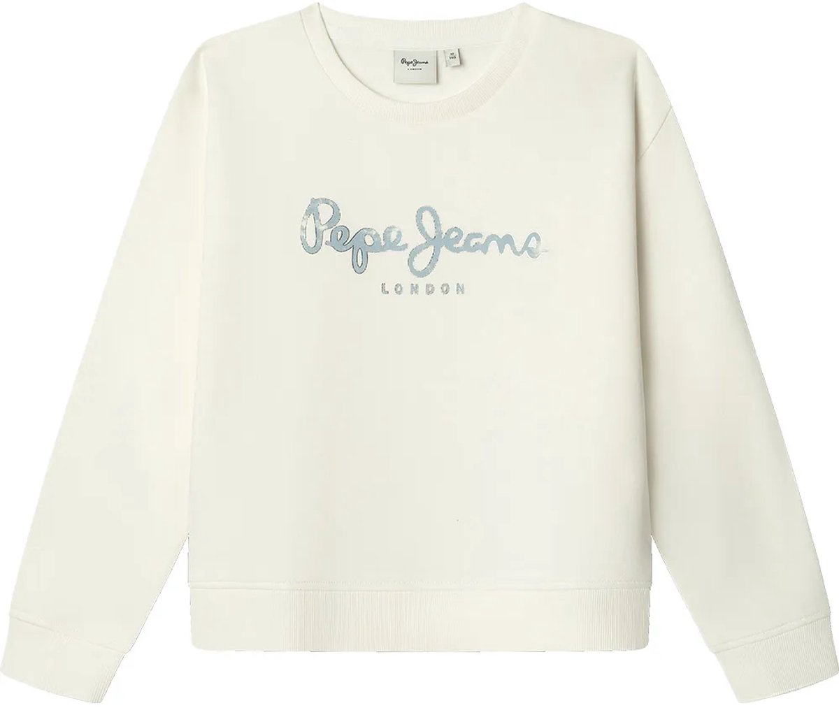 Pepe Jeans Lyra Sweatshirt Wit 12 Years Meisje