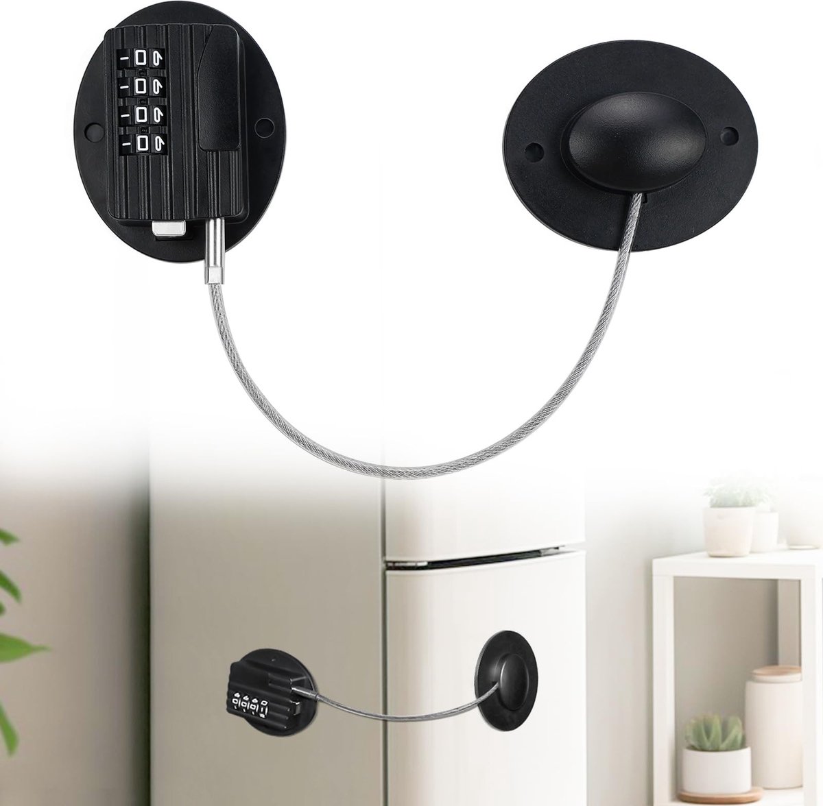 Solidchoice - Kindveilige Koelkastslot met 4-cijferige Code