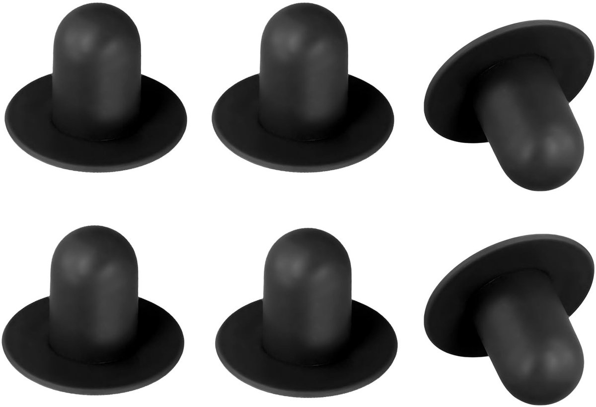 Solidchoice - Set van 6 Rubber Zwembadpluggen - Vervangingen voor Bovengrondse Zwembaden