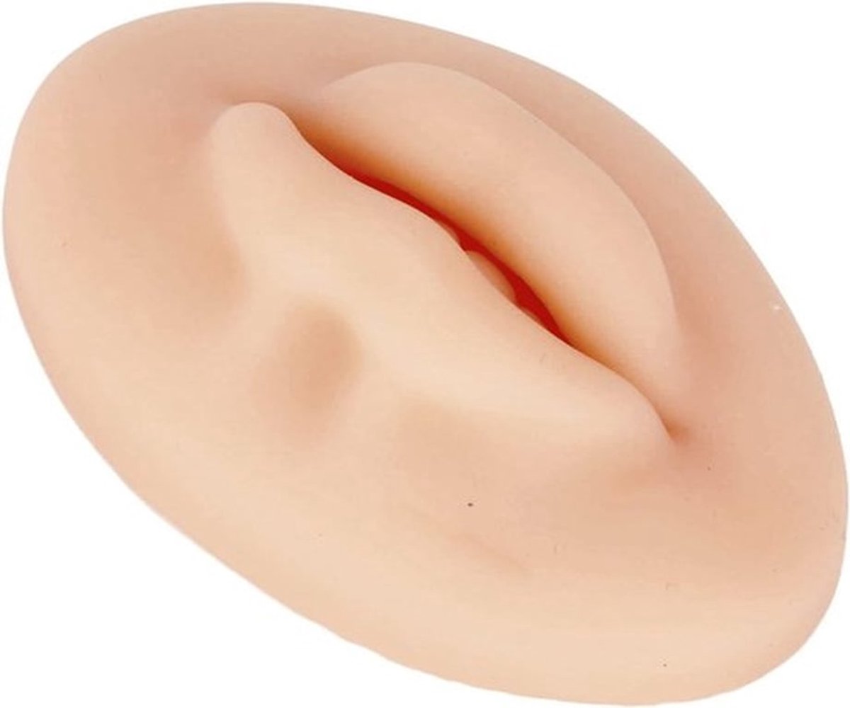 3D Open Mouth Silicone Lippen voor Tattoo Oefening, Realistische Nep Huid voor Semi-Permanente Make-up, Ideaal voor Microblading en Tattoo Artists, Geschikt voor Donkere Huid