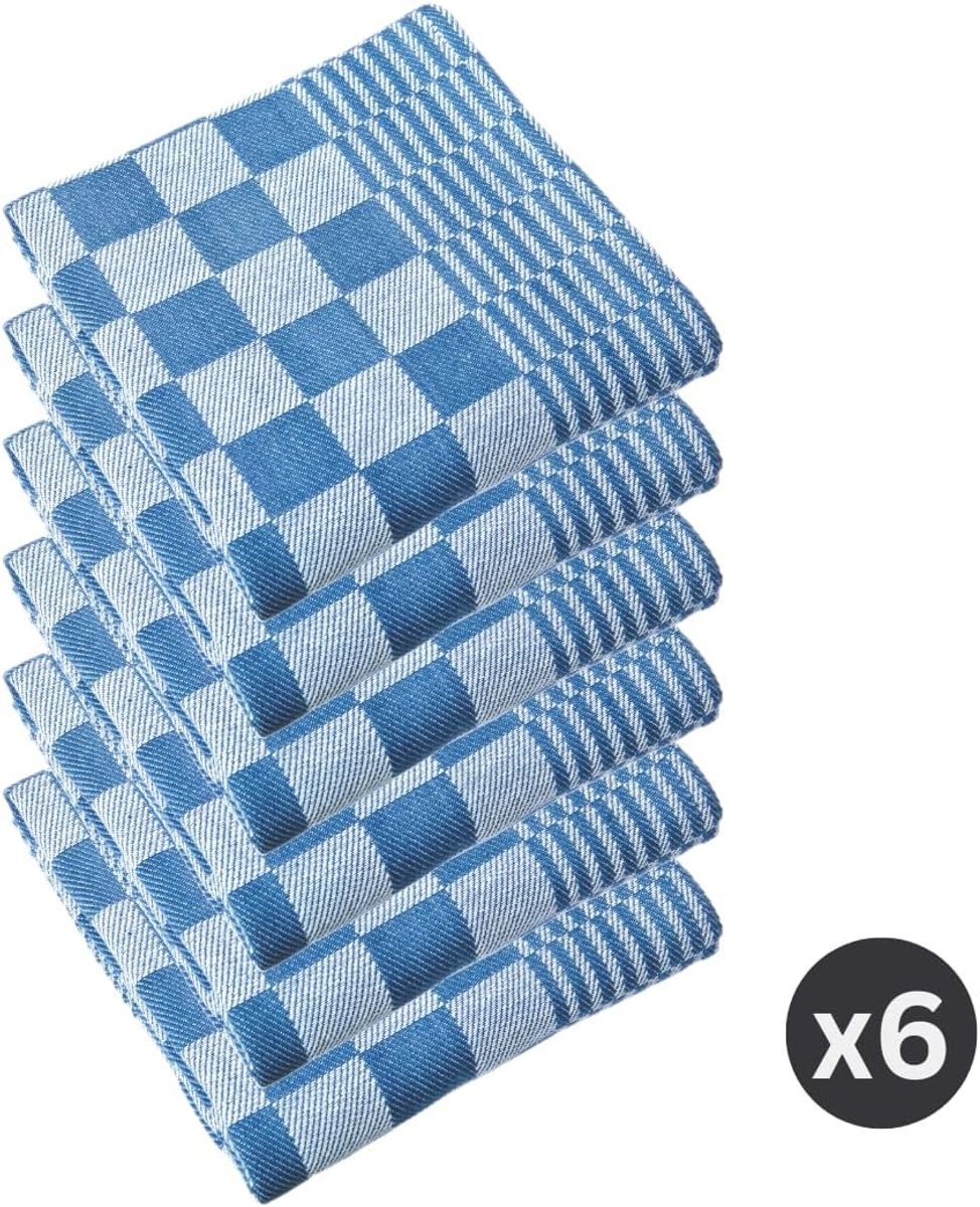 Tiseco Home Studio - Kitchen towel MINEUR - SET/6-100% cotton - ultra-absorbent - quick drying- durable material - ShopVlot