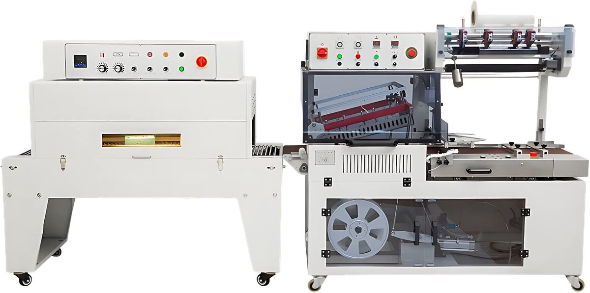 Automatic Electric Heat Shrink Tubing Label Packing Machine Bottles Food Beverages Chemicals Clothing New Motor Film - ShopVlot