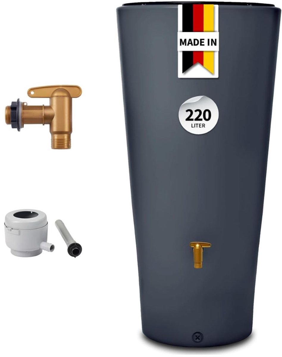 Zavio® Regenton - Regentonnen - Regenton Kraan