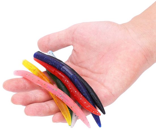 Allecto - Fishing Soft Lures Baits - Kunstmatige Silicone Baits - Effectieve roofdier aantrekkingskracht - Compact formaat - Levendige kleuren van Allecto — afbeelding 5