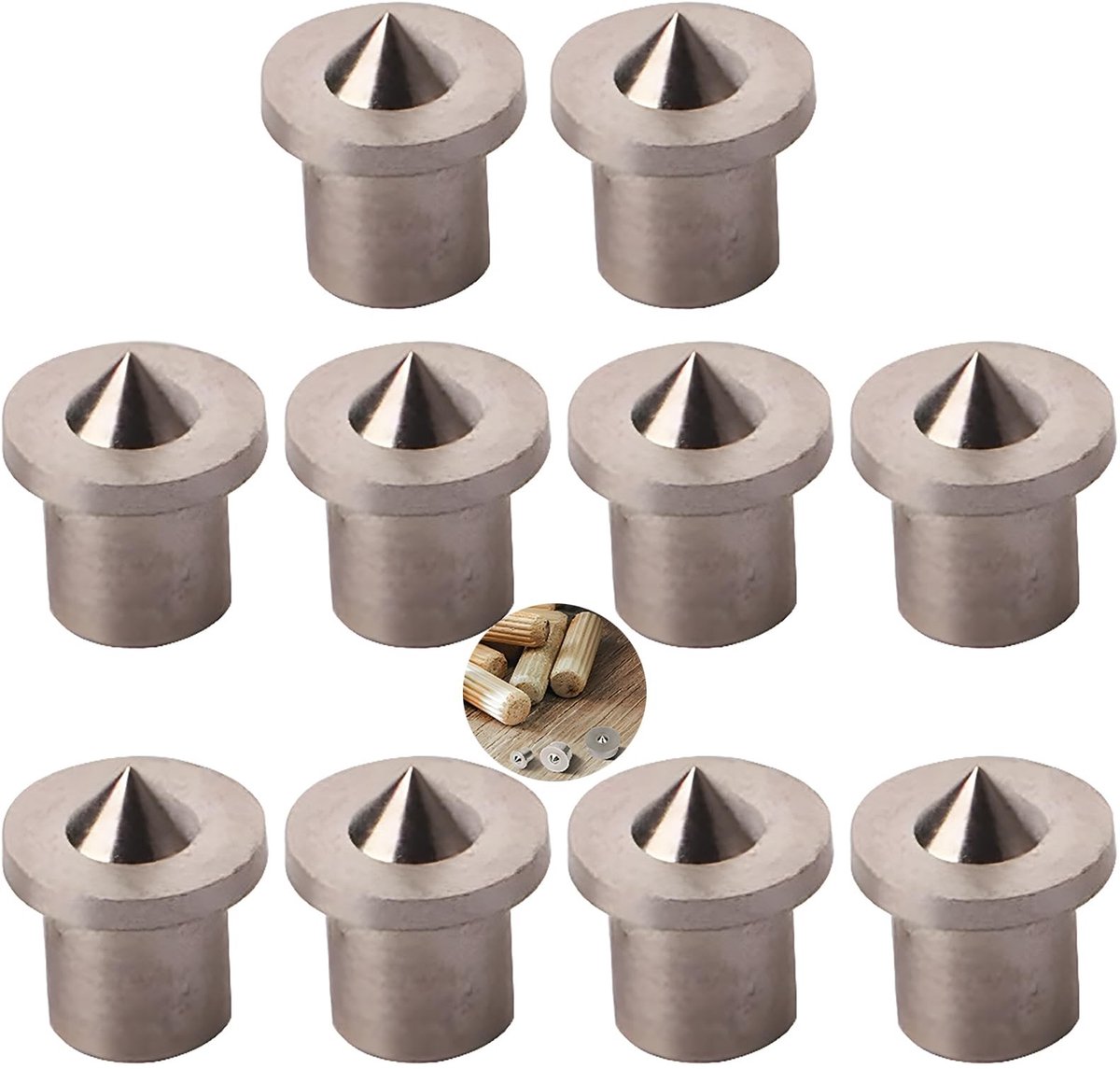 Solidchoice - Dowel Houtbewerking Aligneringstool Set (10 Stuks)