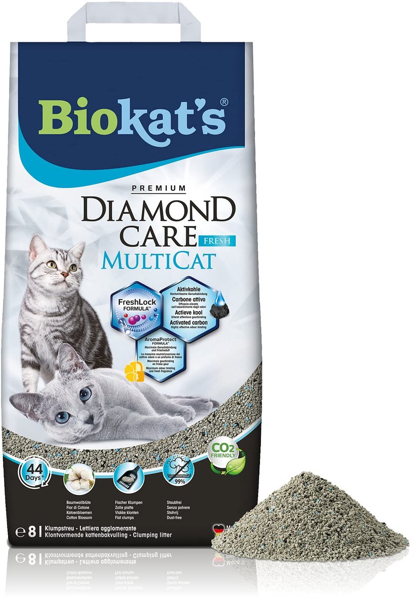 Solidchoice - Kattenbakvulling met Actieve Kool voor Huishoudens met Meerdere Katten