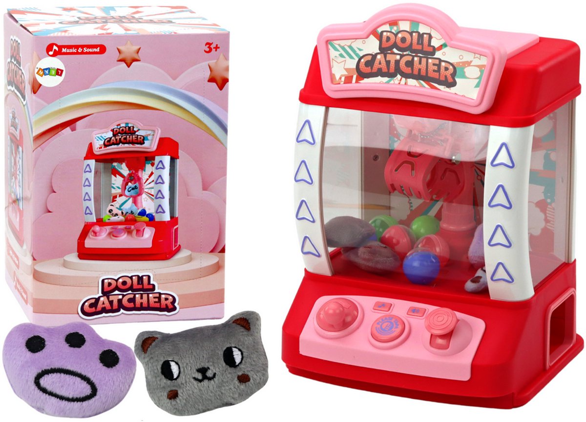 Machine voor het vangen van poppen, gadgets, knuffels, ballen, roze