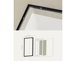 KAZAI. Fotolijst 'Toke' - A2 / 40x50 / 40x60 - Design houten fotolijst uit Berlijn - ShopVlot