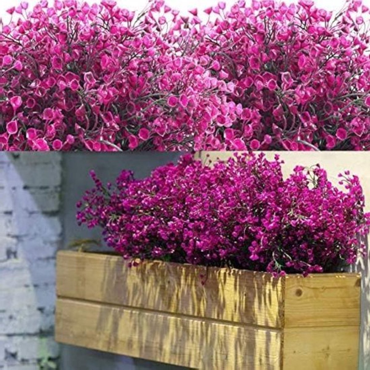 12 Sets UV-bestendige Kunstplanten en Bloemen voor Tuin Decoratie en Bloemstukken in Huis