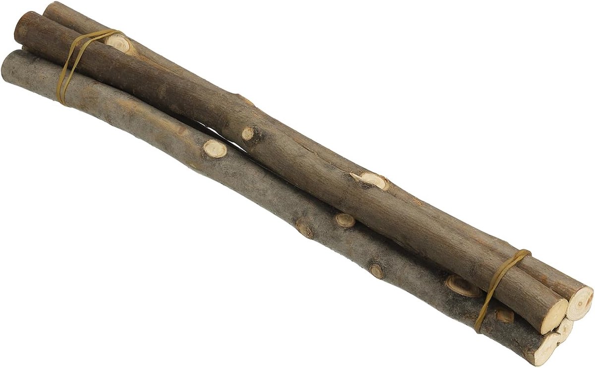 Houten houtstokjes, 1,5-3 cm in diameter, natuurlijk drijfhout voor ambachten, houten knutselstokjes voor doe-het-zelf knutselen, fotorekwisieten, drijfhout, decoratie, bruin