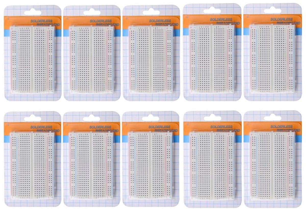 10 stuks 400 bindingen Mini Solderless Breadboard Universeel 400 contacten Solderless Breadboard 400 Punten Prototyping Shield