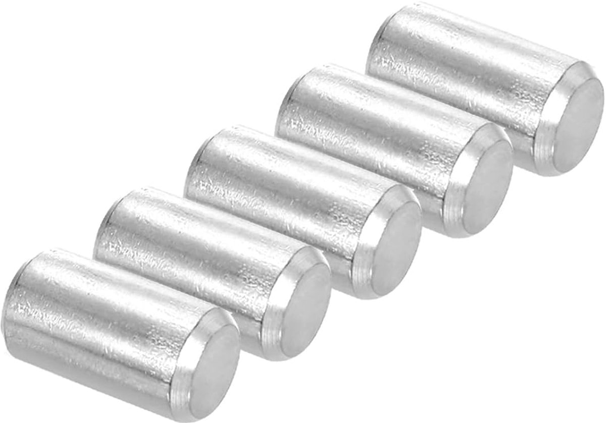 304 vergrendelingspinnen van roestvrij staal 10 x 25 mm (2/5 inch diameter), 10 stuks vergrendelingspinnen van gehard metaal, reservepennen voor stapelbedden voor zelfmontage van meubels