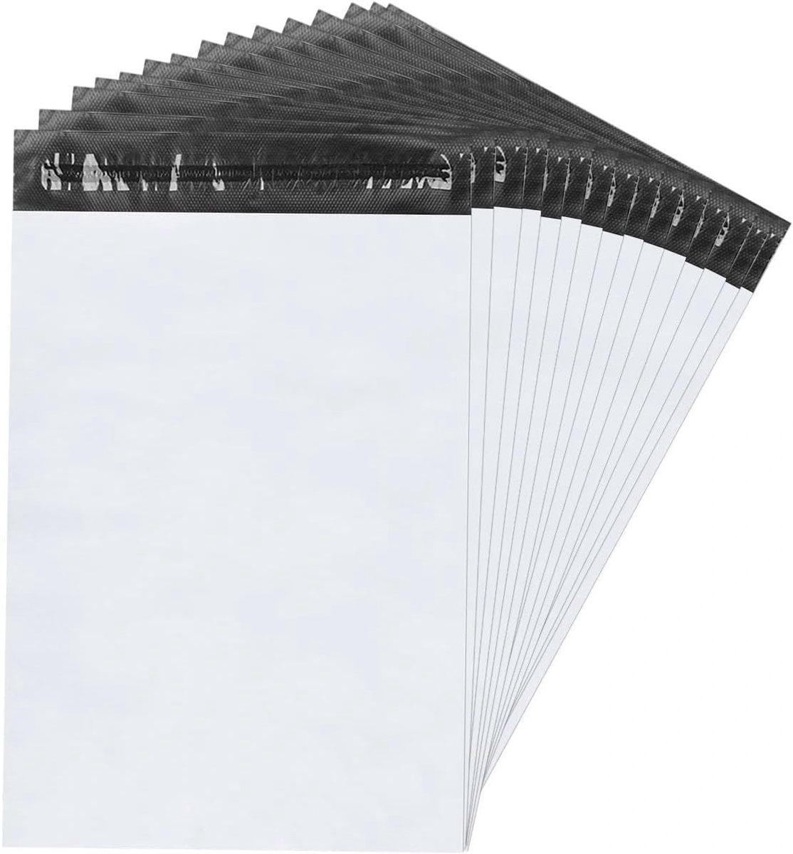 100 stuks verzendtassen, zelfklevende verzendtassen, plastic, verzendtassen, niet transparant, voor kleding, boek, schoenen, XL (35 x 49,5 cm)
