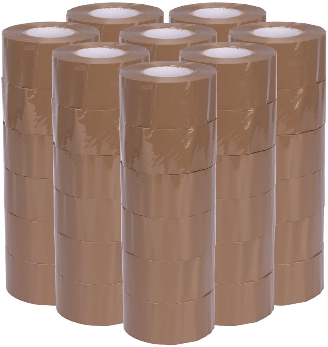 Verpakkingstape, polypropeen, bruin, 48 mm x 150 m, verpakkingstape, verpakkingstape, afsluitband (48 rollen)